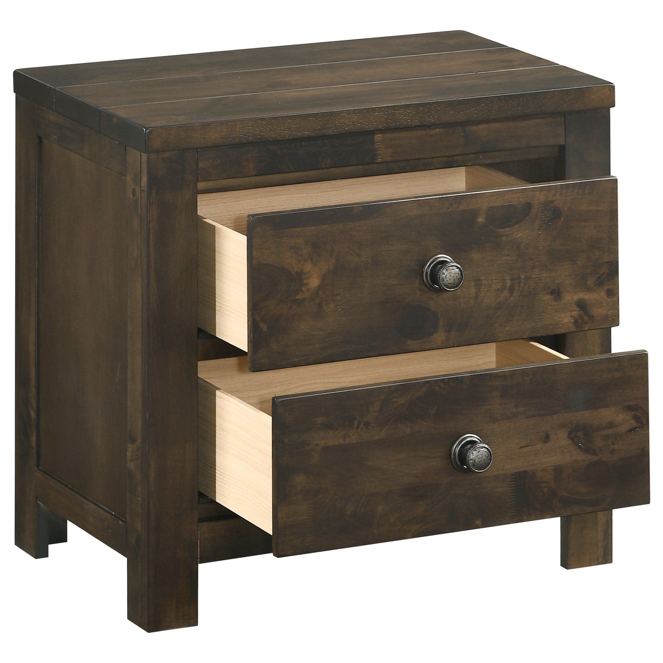 Modern hot sale rustic nightstand